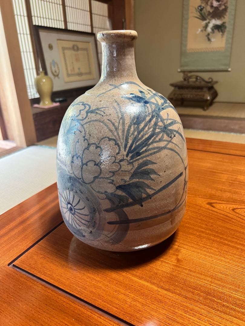 出雲楽山焼 骨董品 瓶 壺 アンティーク