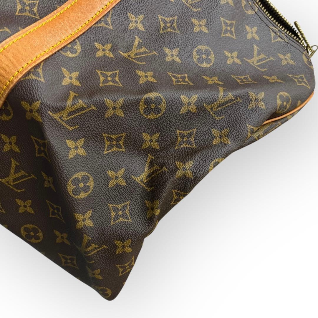 ルイヴィトン　モノグラム　キーポル50　ボストンバッグ　ブラウン　旅行