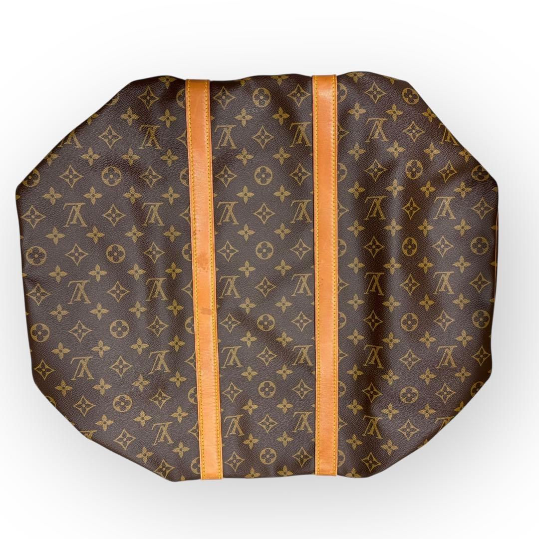 ルイヴィトン　モノグラム　キーポル50　ボストンバッグ　ブラウン　旅行