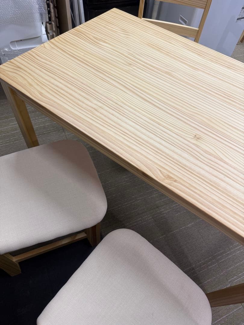 【超美品】LOWYA ロウヤ　ダイニングテーブル 5点セット　NEWナディア