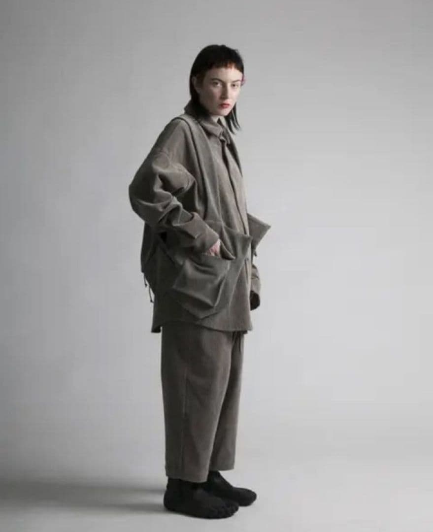 my beautiful landlet コーデュロイ バックパックベスト