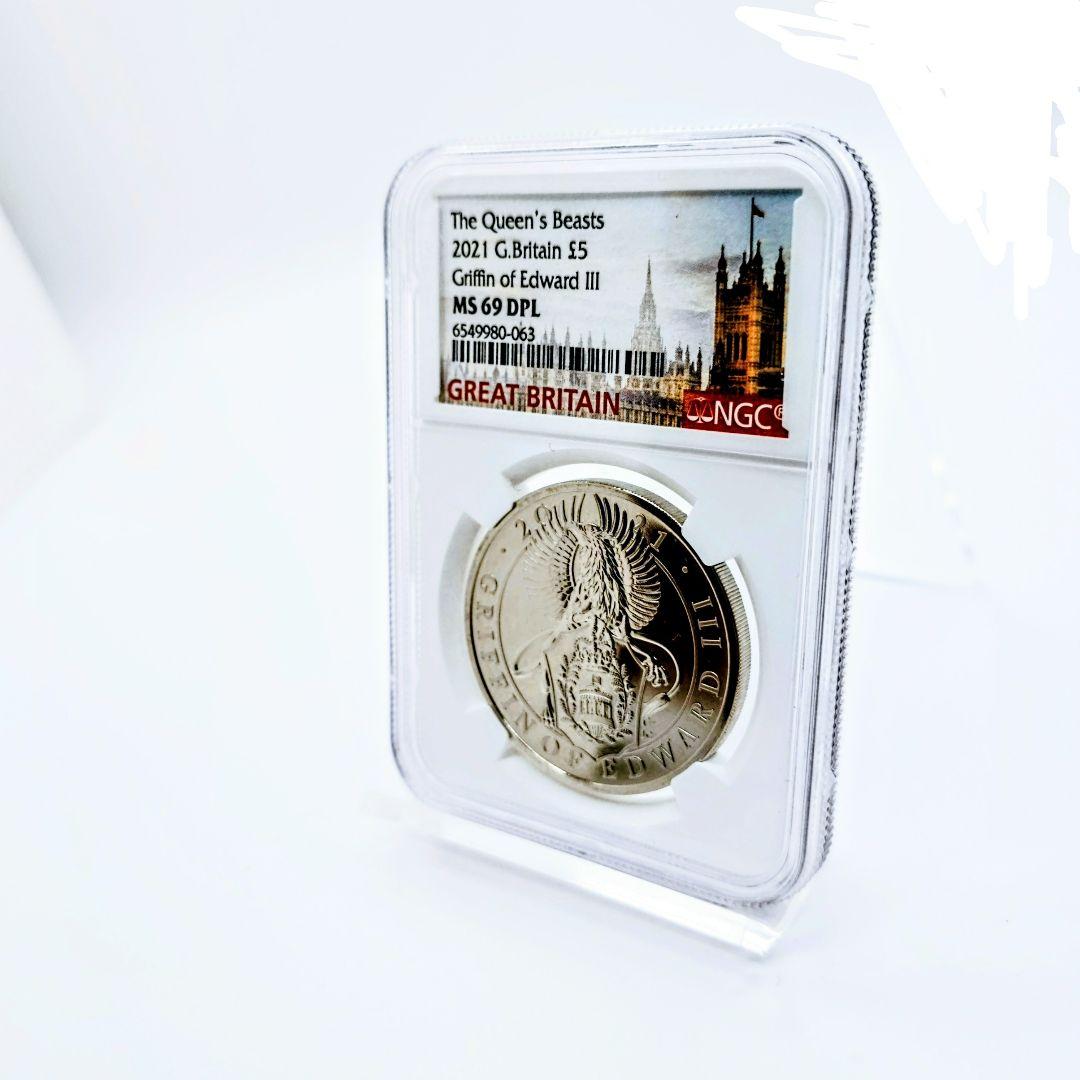 2021 イギリス クイーンズビースト エドワード3世のグリフィン 5ポンド