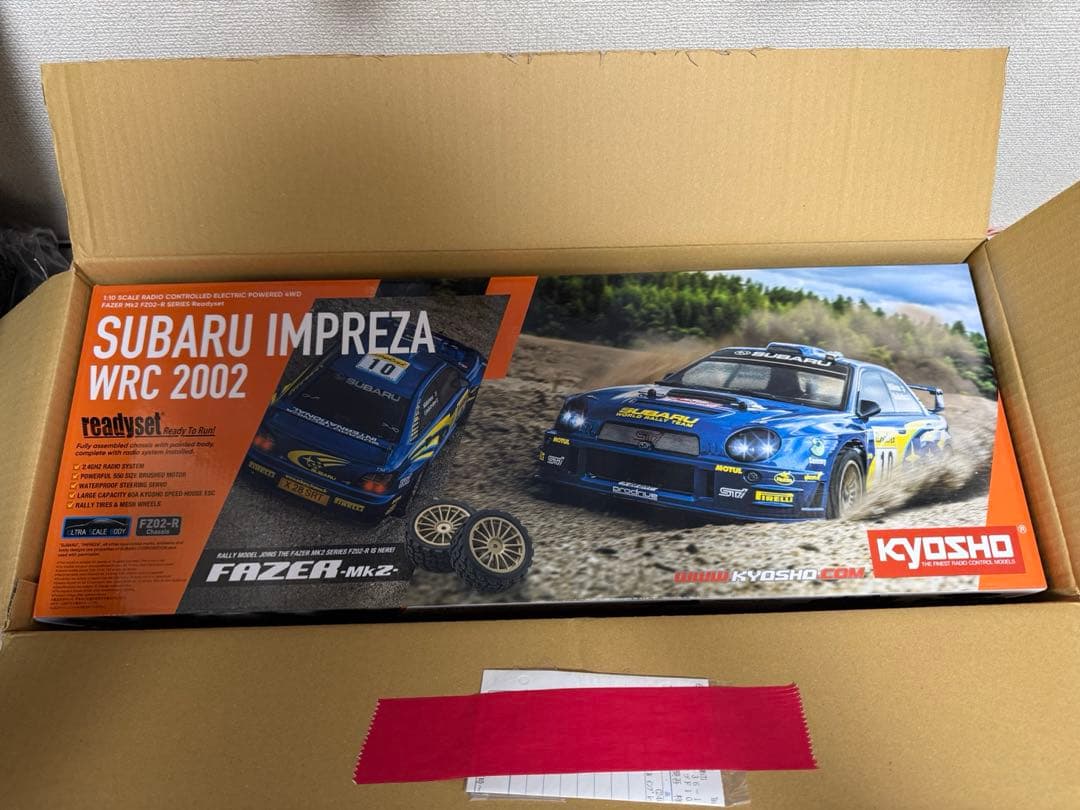 新品未開封品 KYOSHO 1/10 FZ02-R スバルインプレッサ