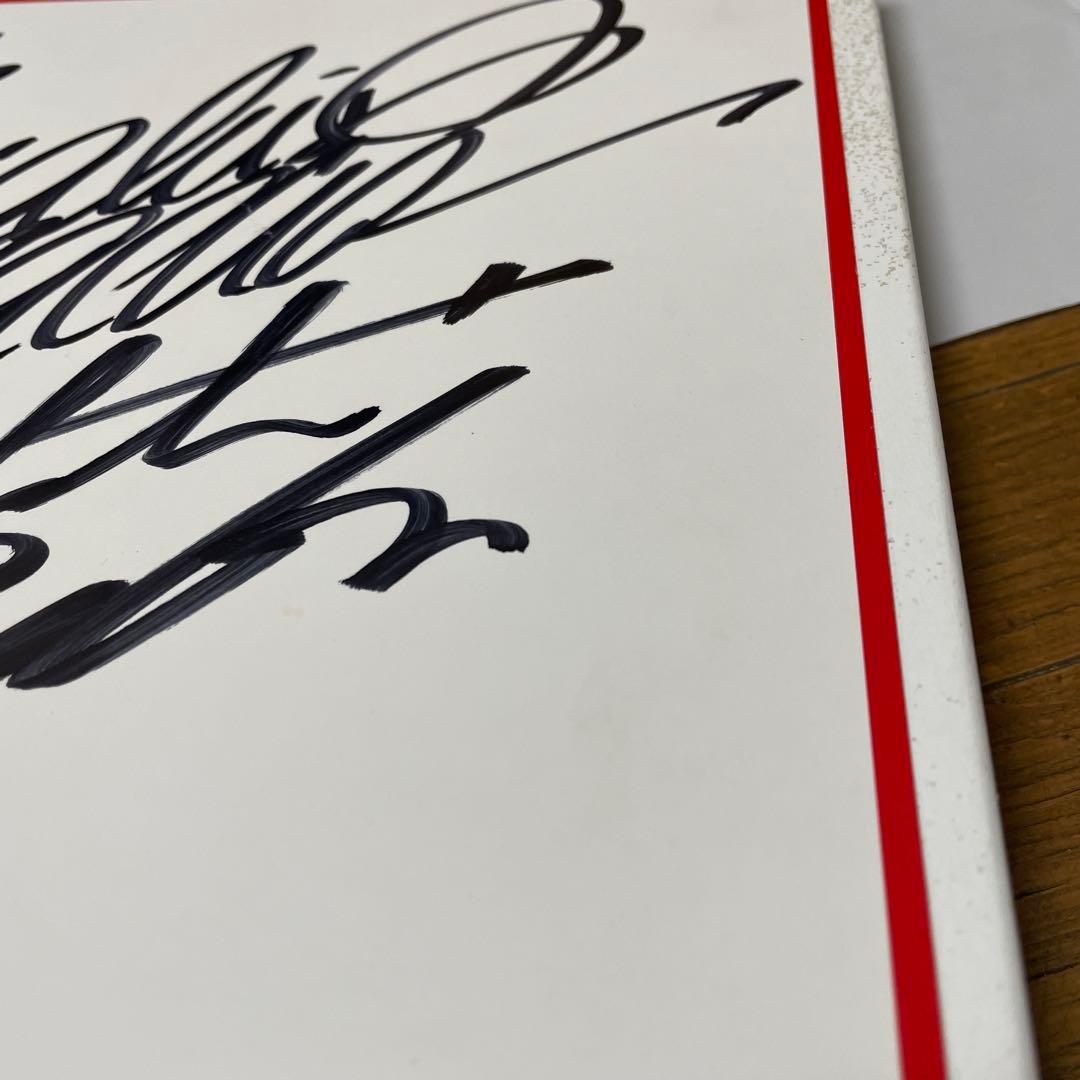 B'z 直筆サイン色紙 BMG色紙