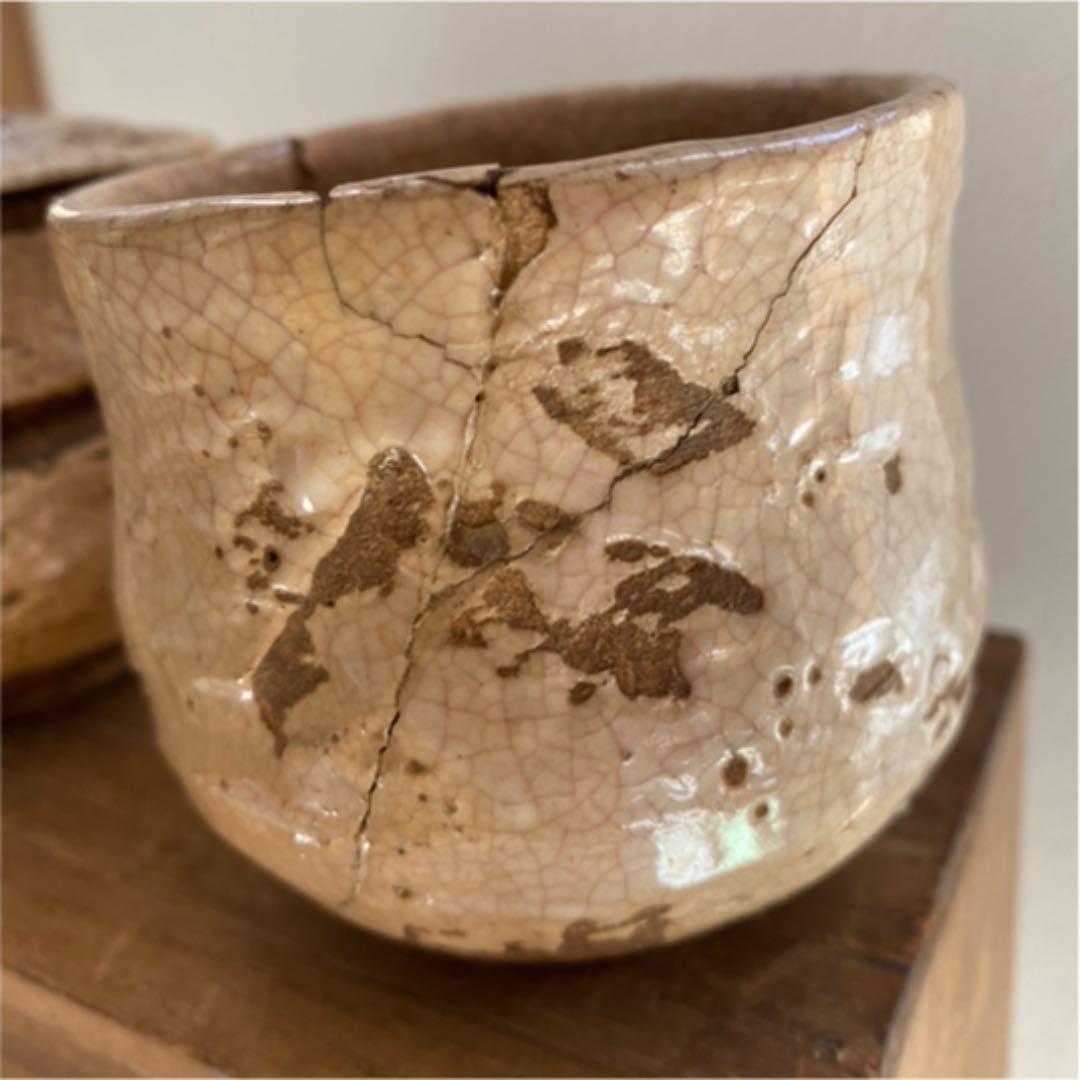 楽山焼　蟹　湯呑み　水月焼　骨董品　時代物