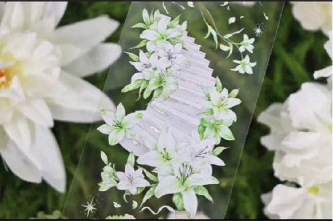 贝壳光 花梯 6cm×5m 海外マスキングテープ　海外マステ　階段