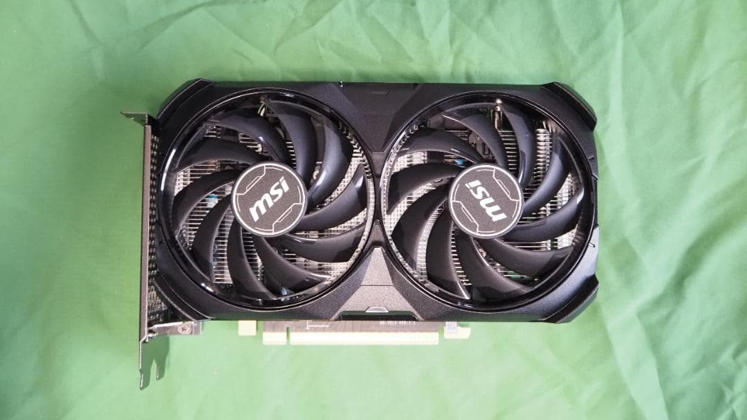 グラフィックボード・グラボ・ビデオカード MSI RTX 4060 Ti VENTUS 2X BLACK