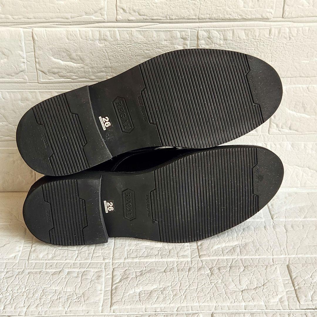✨美品✨REGAL リーガルビジネスシューズ Uチップ 黒【26】本革