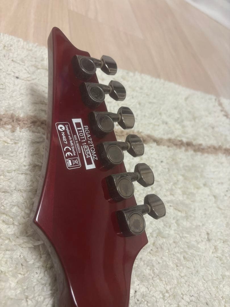 Ibanez ギター RGA72TQMZ【動作確認済み、付属品あり】