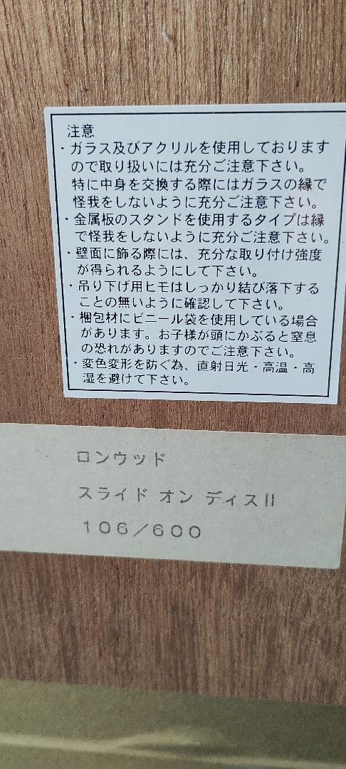 ロン・ウッド（ローリングストーンズ）リトグラフ