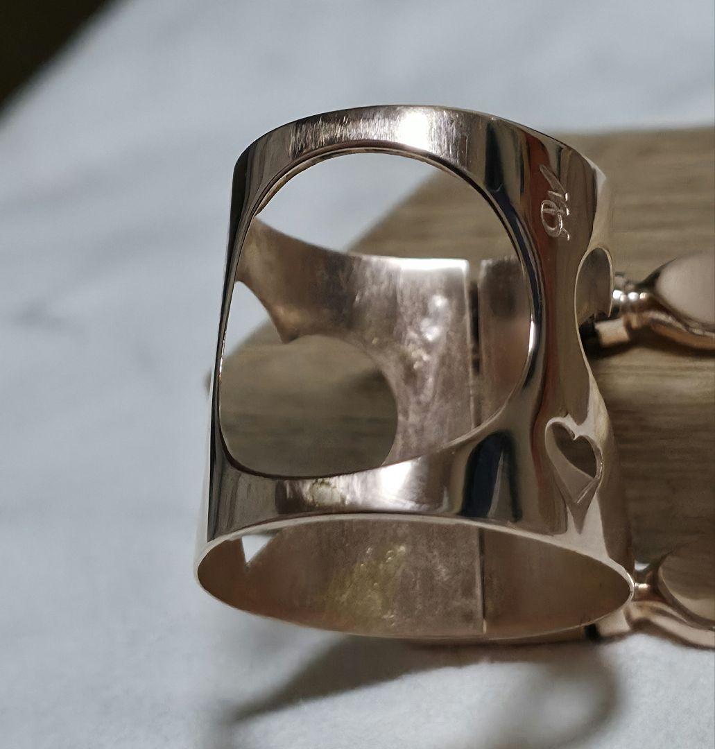 アトリエモモ クラリネットリガチャー ラバー用 NSヨコPG ハート