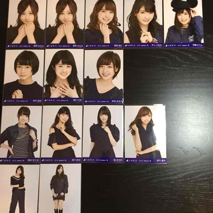 生写真 ネイビー 乃木坂46 WEBSHOP限定