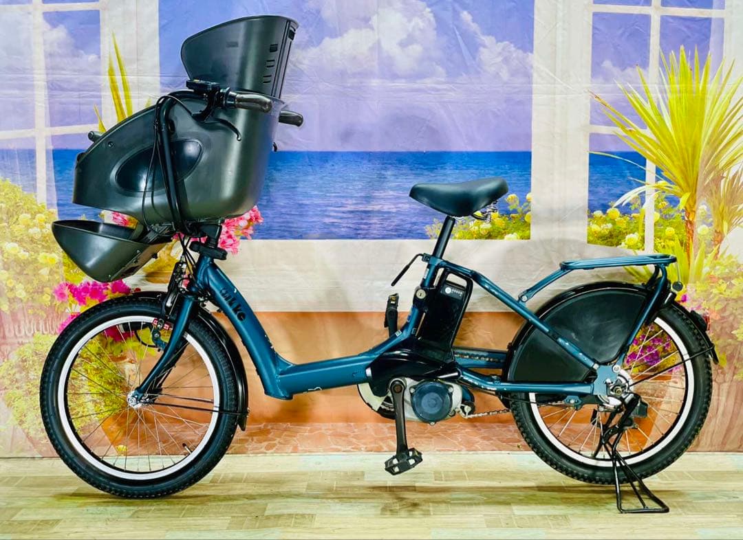 超人気！BIKKE ビッケ12AH⭐️ブリヂストン子供乗せ電動自転車Y1640