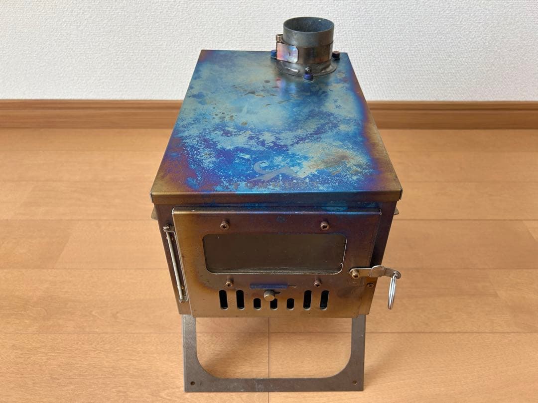 TOMOUNT チタン 薪ストーブ 折りたたみ 2m&2.5m巻き煙突