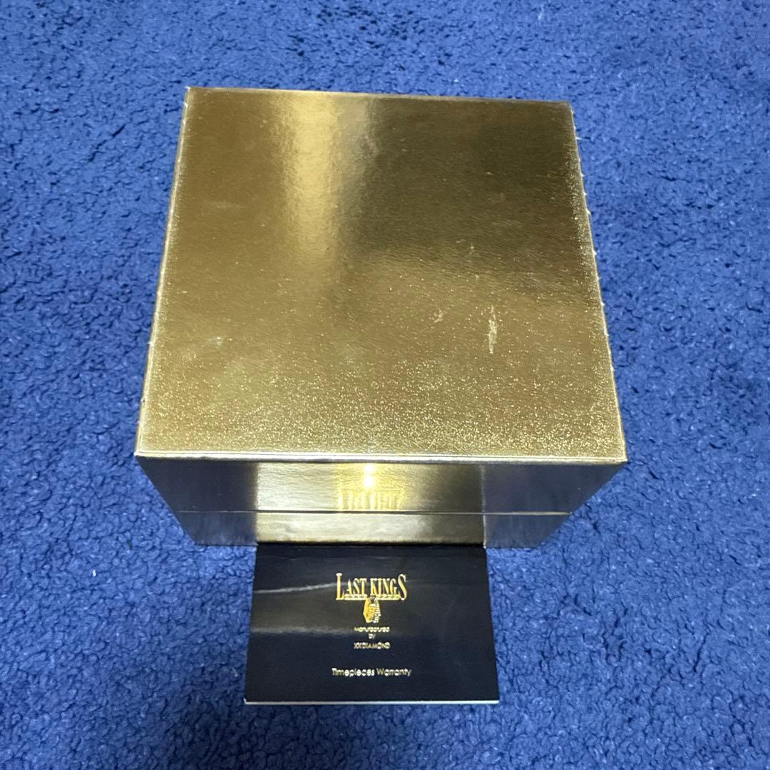 LAST KINGS XXDIAMONDゴールド ブラック 時計　箱、保証書あり