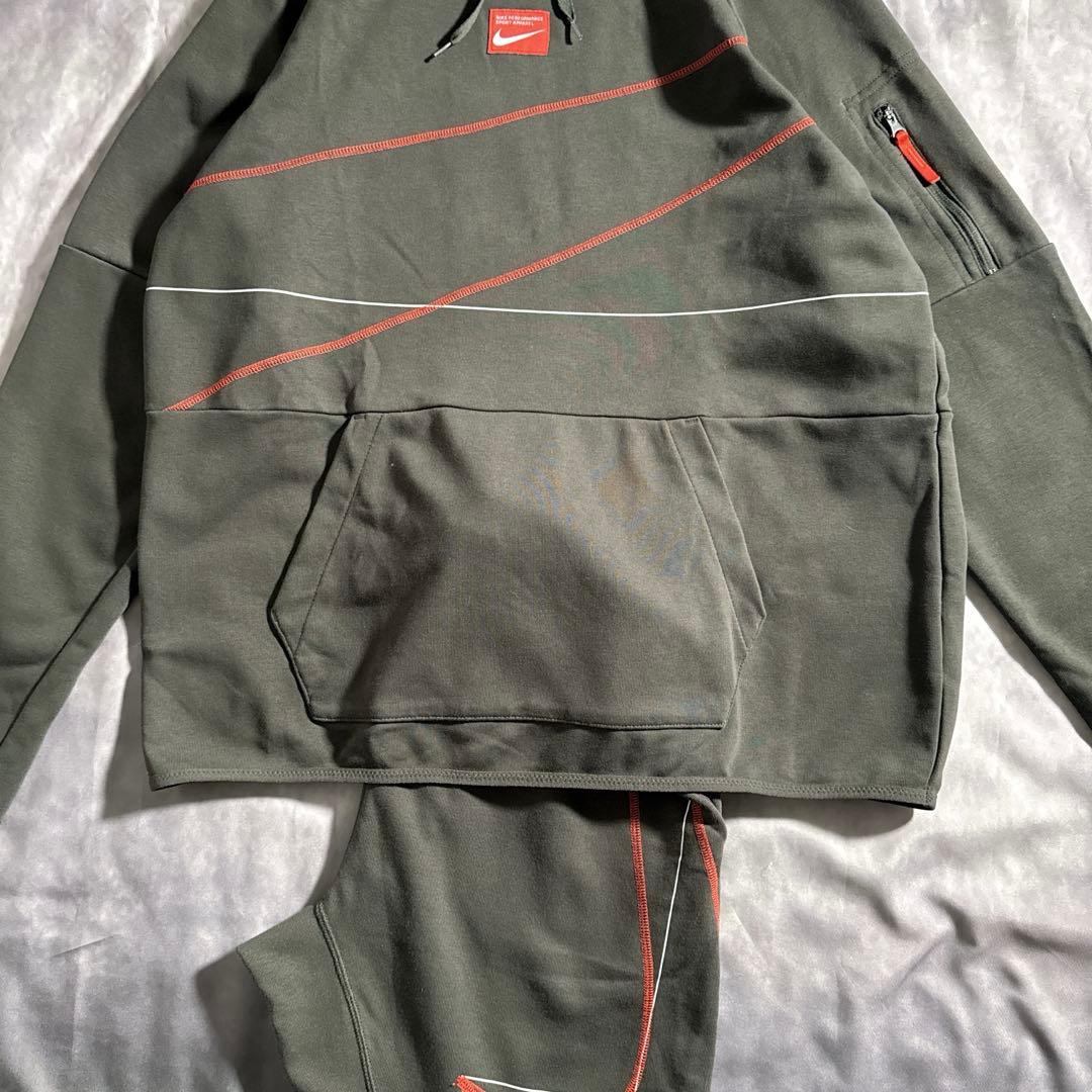 NIKE ナイキ　ジャージ　スウェット　上下セット オリーブグリーン　XLサイズ