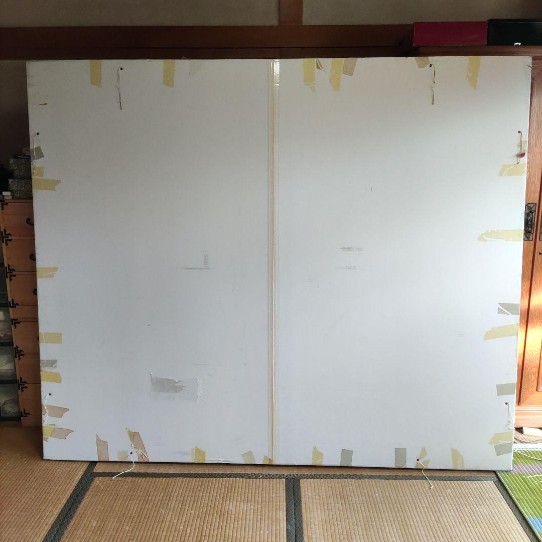 こげ茶木製油彩額縁 Ｆ１３０サイズ