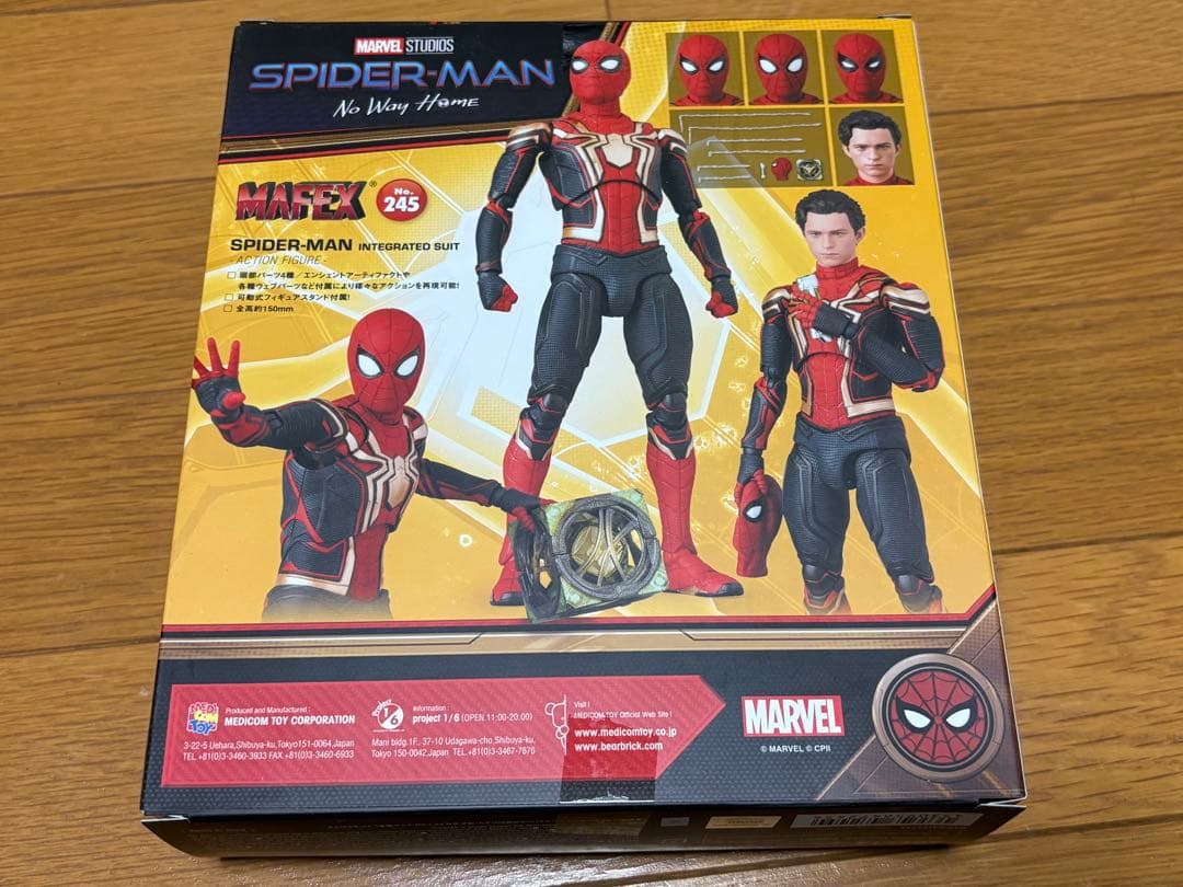 アメコミ MAFEX No.245 SPIDERMAN INTEGRATED SUIT