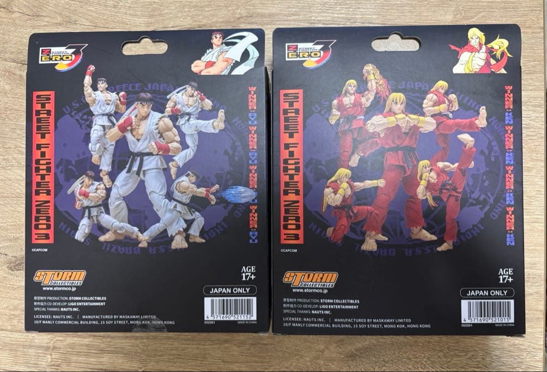 STORM ARENA ストリートファイターZERO3 リュウ&ケン　フィギュア