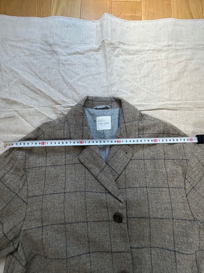 未使用　トゥジュー　チェスターコート　ウール　カシミヤ　日本製
