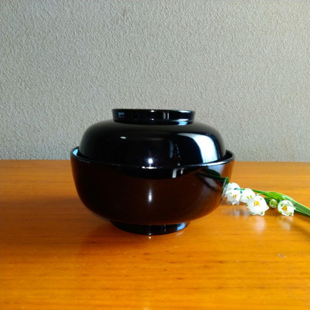 ☘ 明治時代 輪島塗 本漆 天然木 【 飯碗 太平碗 汁椀 小皿】一揃