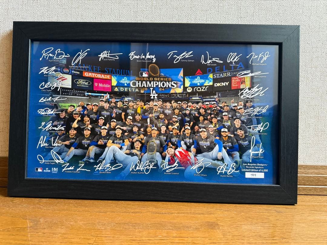 MLB ドジャース ワールドシリーズ 優勝記念 シグネチャーセレブレーション