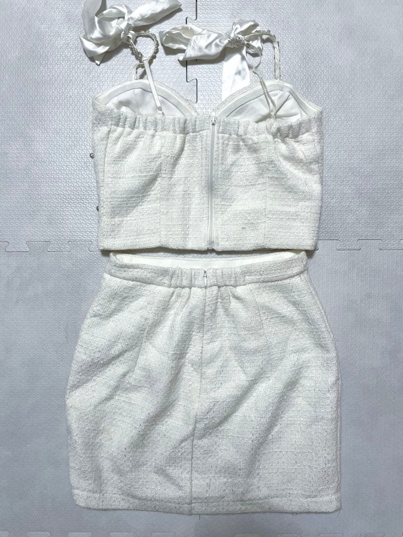 JEWELS ジュエルズ キャバクラ ドレス セットアップ ビジュー リボン