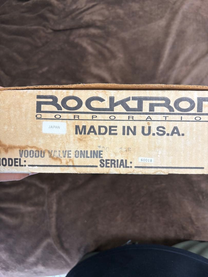 ロックトロン　voodu valve 真空管　プリアンプ　エフェクター　実働