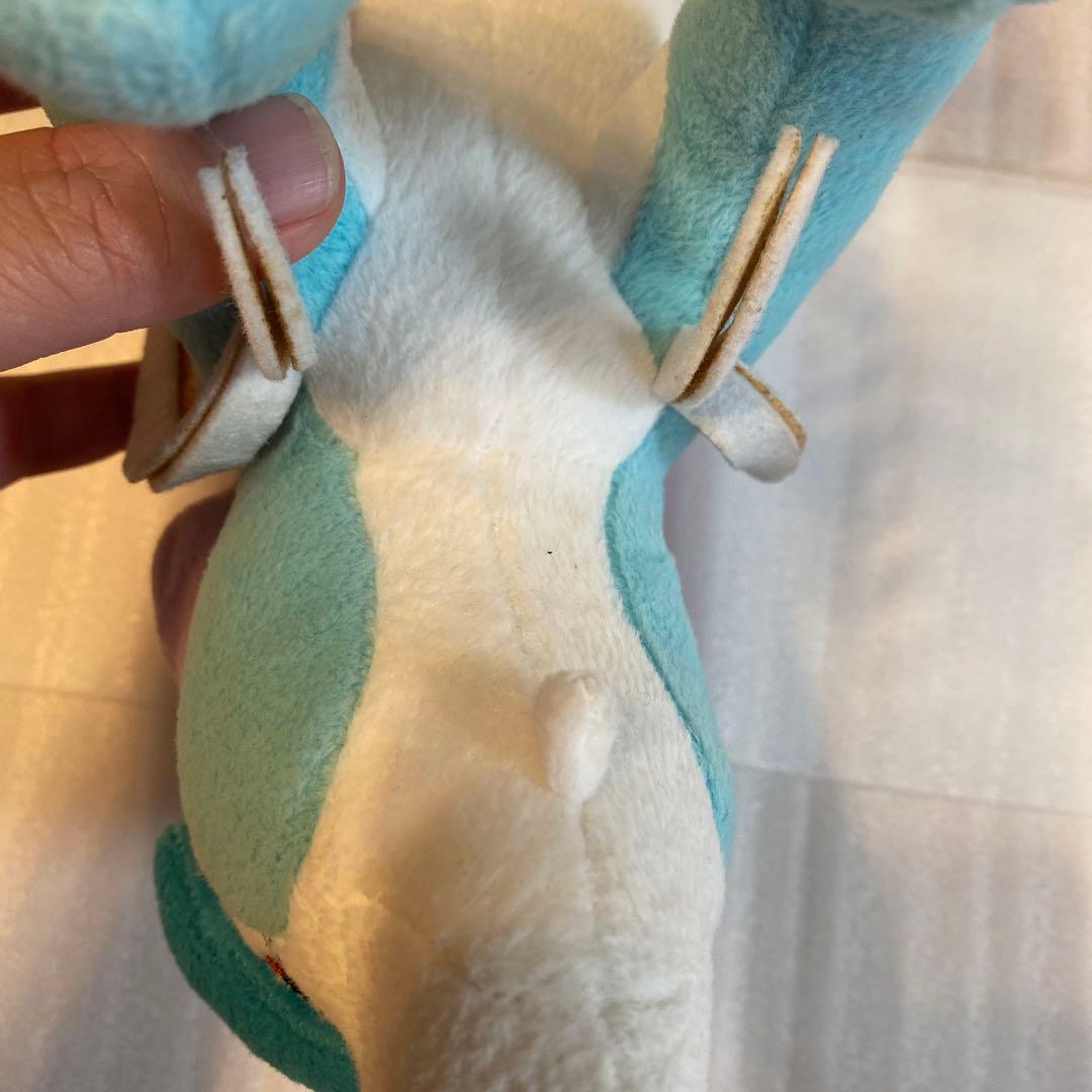 タグ付き　TAKARATOMY スイクン ぬいぐるみ