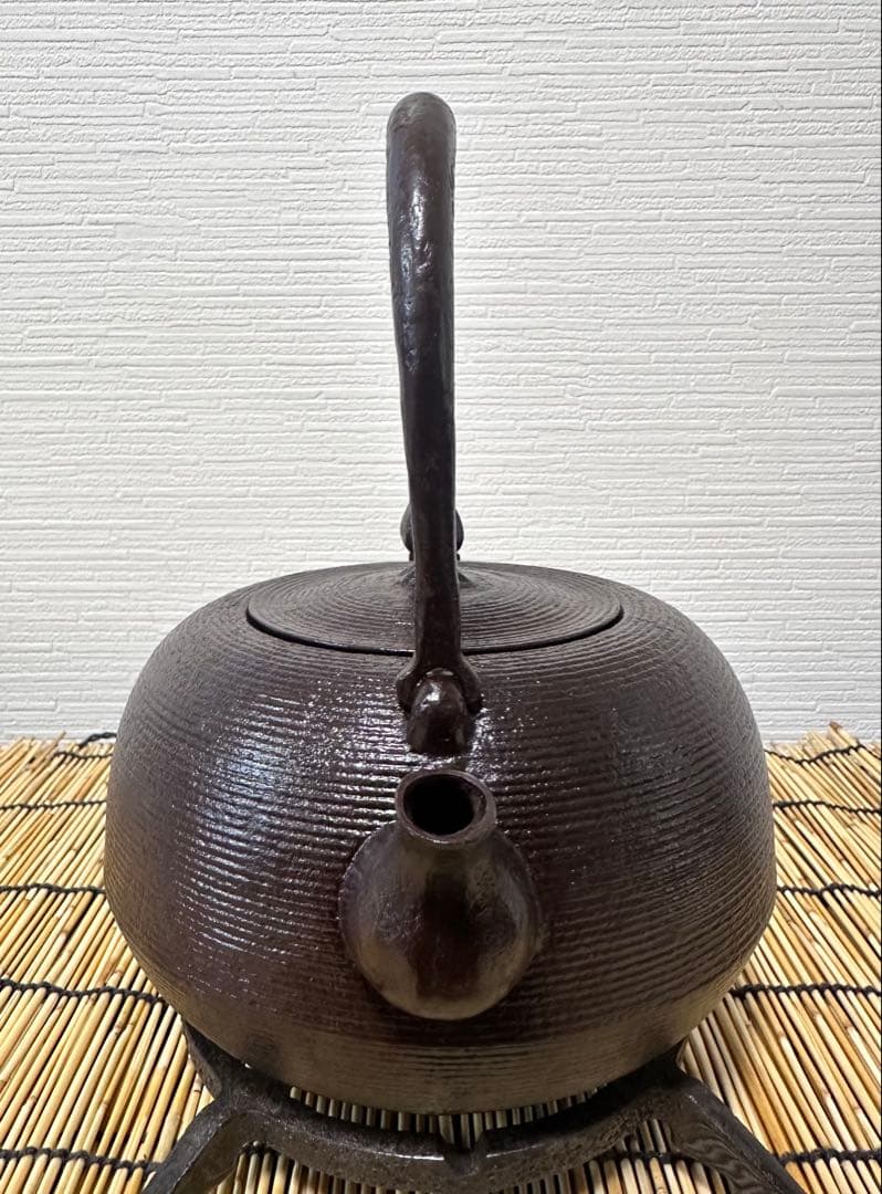 未使用品、タグ付　南部鉄器伝統工芸士　佐藤勝芳南部宝寿堂　とも様売約済み