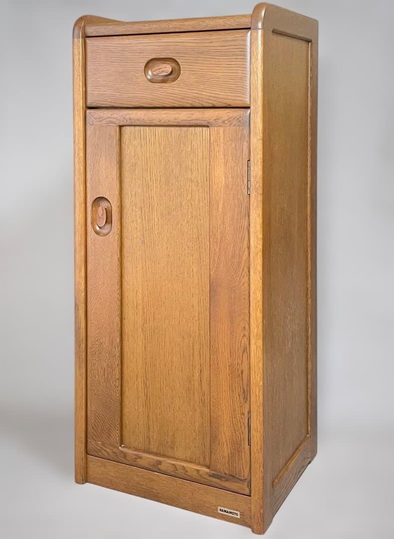 浜本工芸 (ハマモトコウゲイ) 電話台 木製電話台 ファックス台 引き出し付き