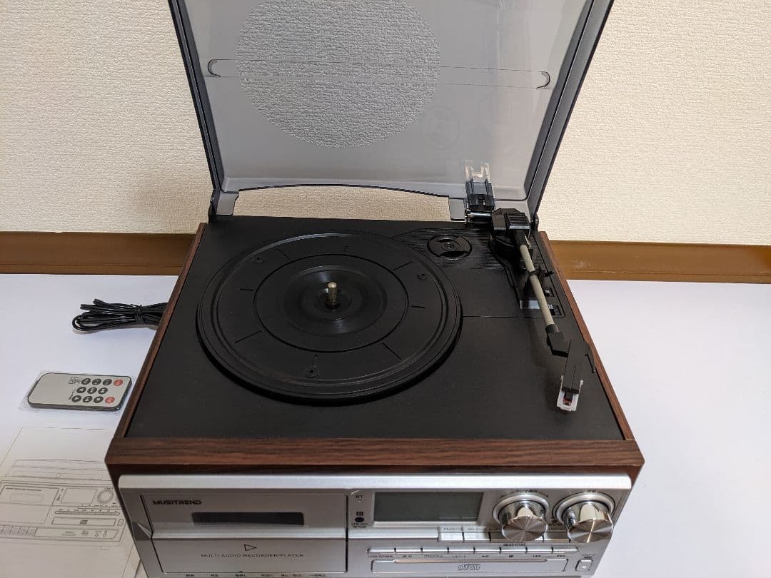 MUSITRENDレコードプレーヤーミュジックプレーヤー　MT406