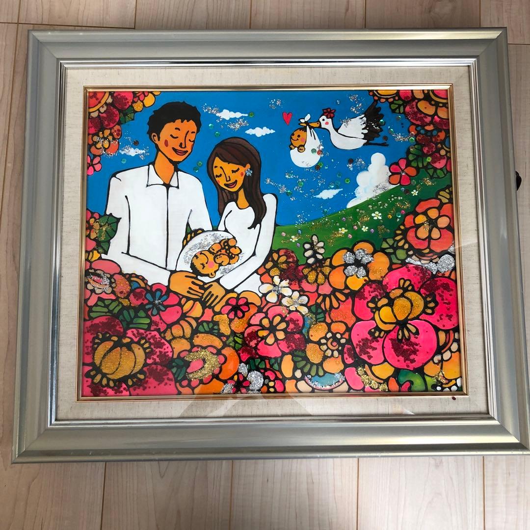 ふじたりえこさんの絵画