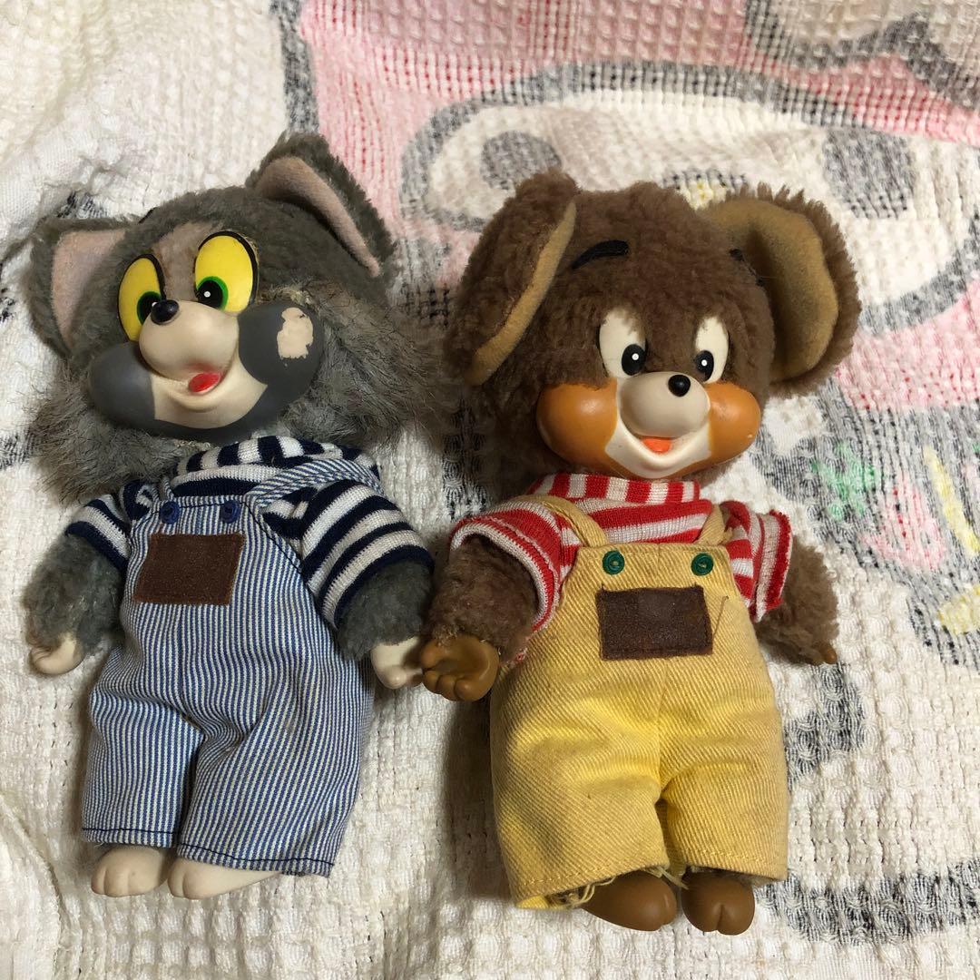 昭和レトロ　ヴィンテージ マスダヤ　トム＆ジェリー　ぬいぐるみ　中古品