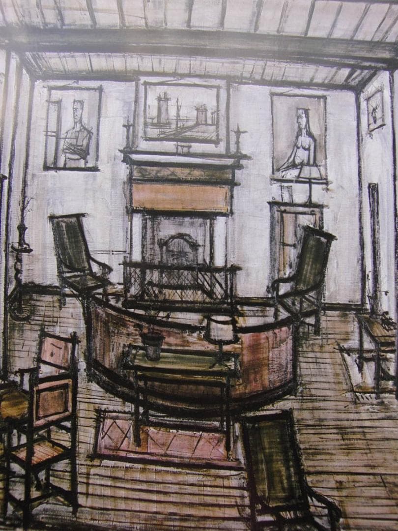 ベルナール・ビュッフェ、「Le salon de Manines」