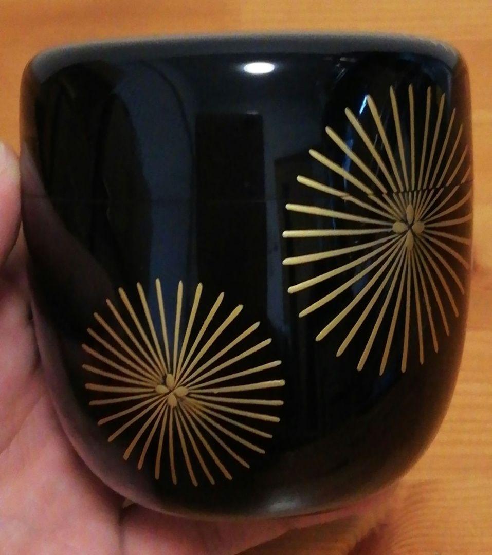 川上閑雪書付　作家物　唐松　蒔絵　棗　共箱　茶道具