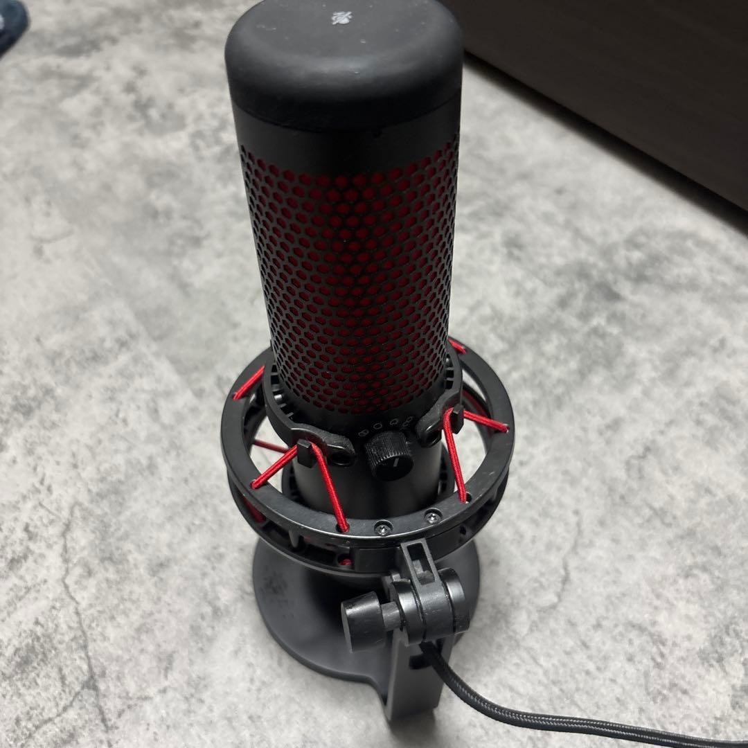 HyperX ダイナミックマイク 黒と赤