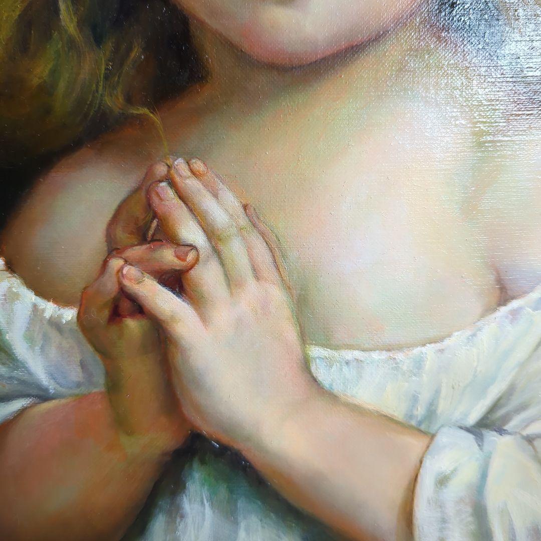 西洋絵画【摸写】ブグロー「少女」国立西洋美術館所蔵　 painterTMK出品