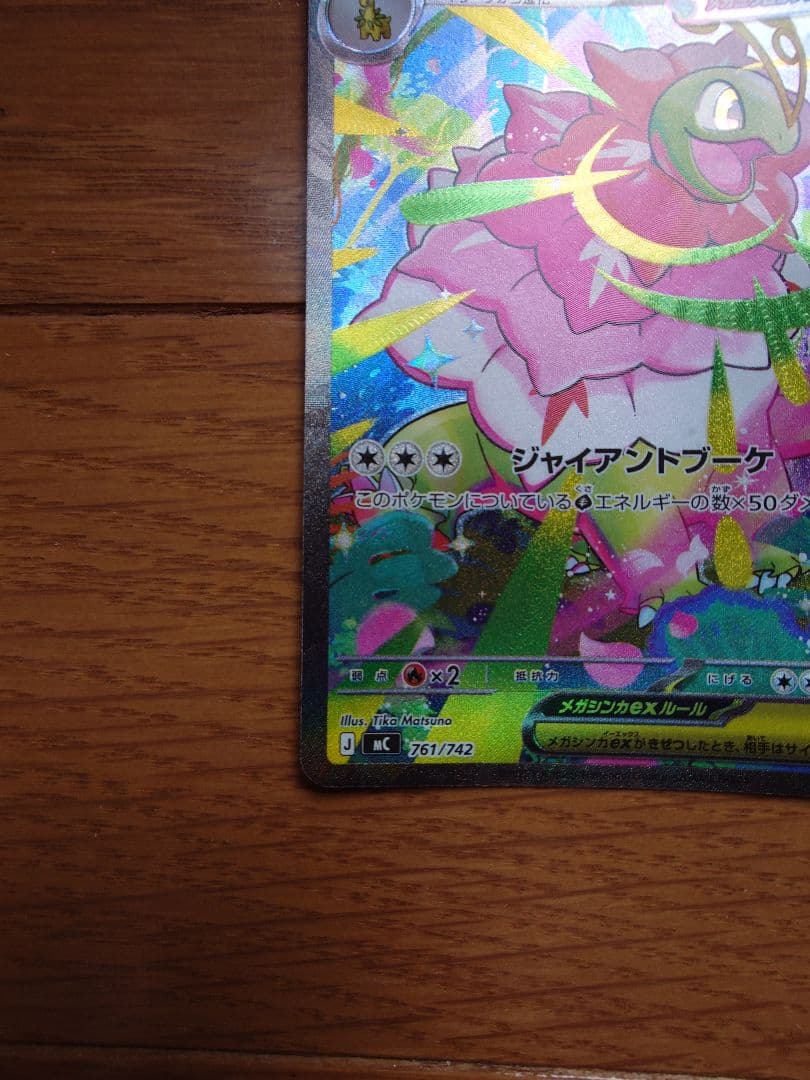 豆*様 メガメガニウムex　761/742　SAR　スタートデッキ100　ポケモ