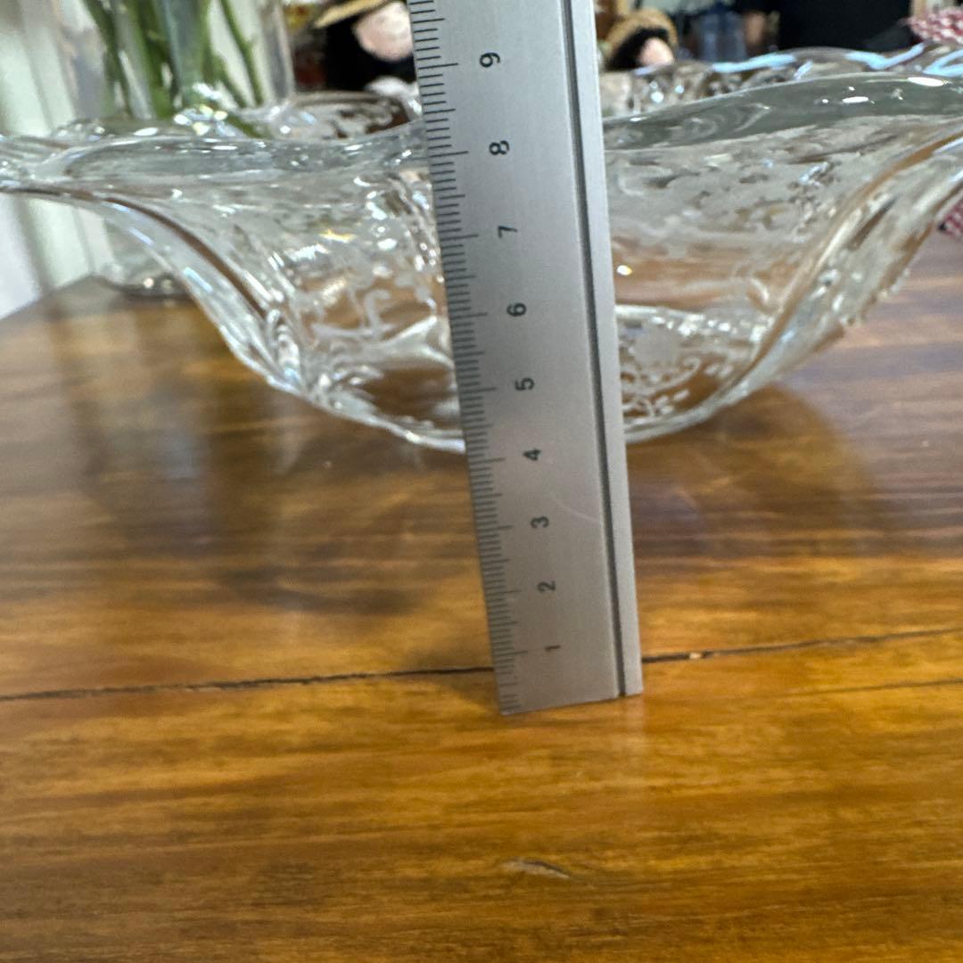 アメリカンアンティーク、フォストリア社　ロマンス　レアな深皿　25cm