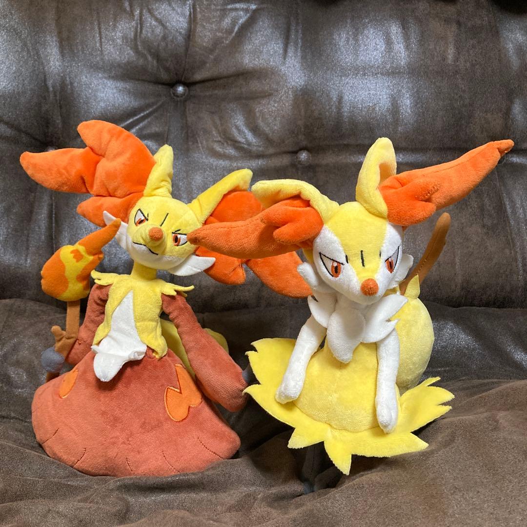 ポケモンセンター限定　テールナー　マフォクシー　ぬいぐるみ　セット　2014