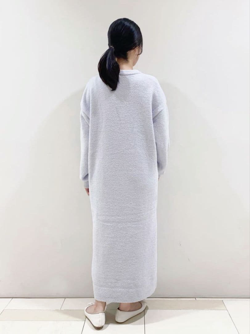 新品タグ付♥️ジェラピケ シーズージャガードワンピース BLU　ジェラートピケ