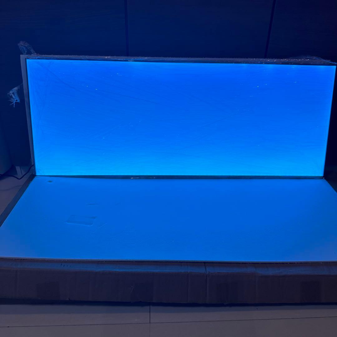 新品未使用　LED RGBバックライトスクリーン　90cm×35cmアクアリウム