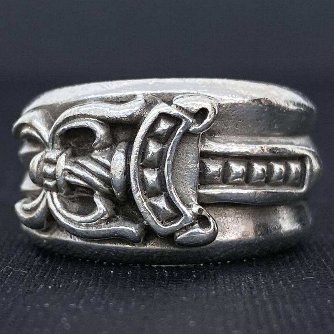 正規品 CHROME HEARTS DAGGER RING ダガーリング 16号