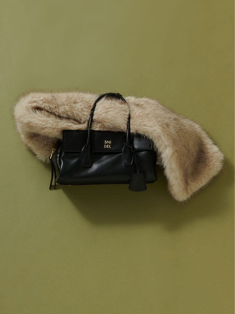 SNIDEL フラップボストンバッグ
