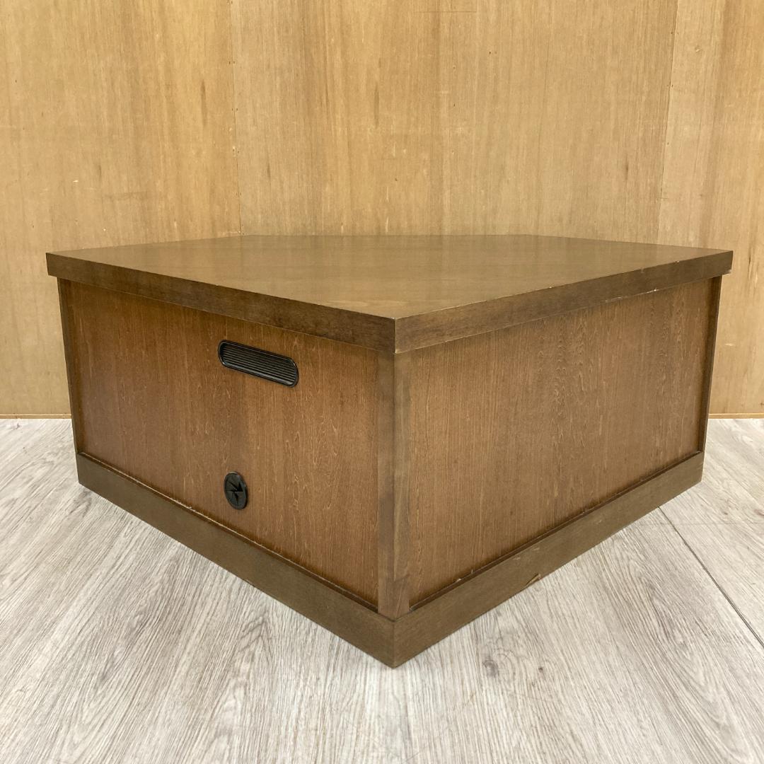【カリモク】コーナーテレビ台　テレビボード　収納付
