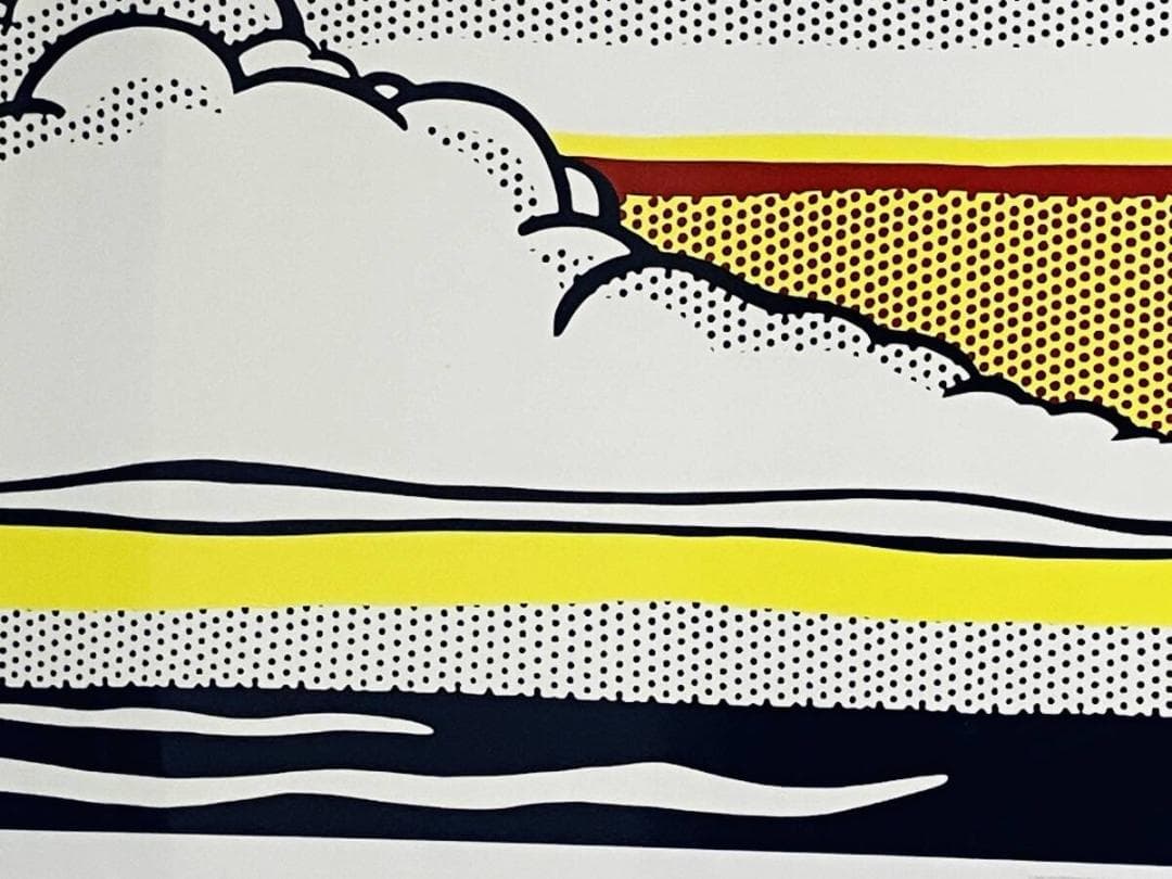 ロイ・リキテンスタイン 雲と海ポスター 70×120