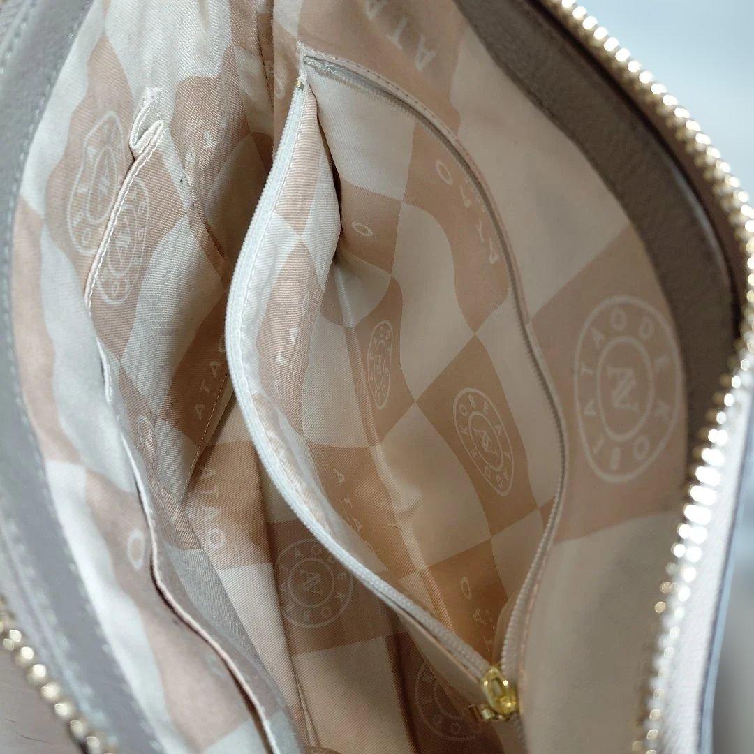 週末セール　美品　ATAO アタオ ウィークエンド 2way ショルダー トープ