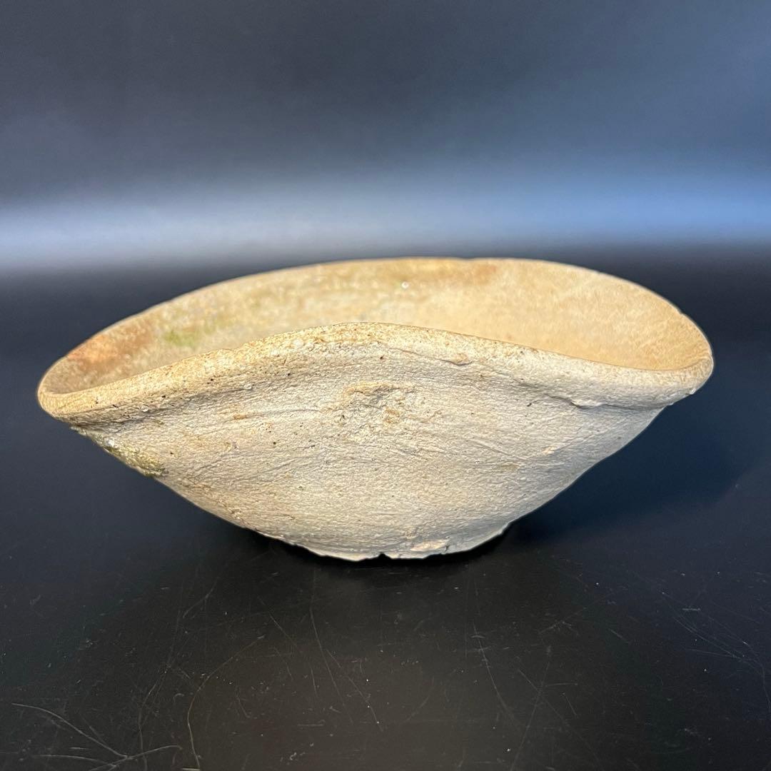 平安末期〜鎌倉初期 山茶碗｜茶道具 古陶 数寄者好み ビードロ景色◎古美術庵々