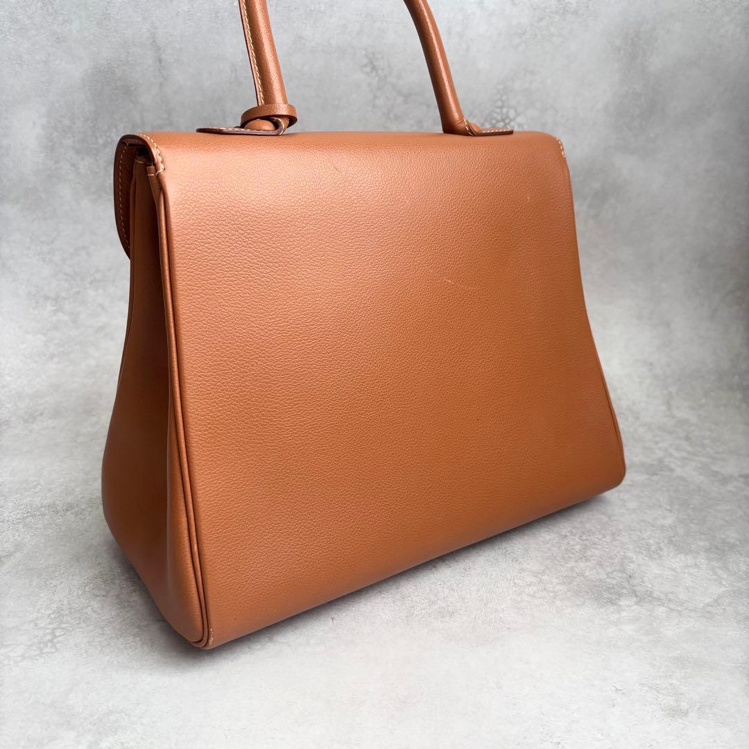 値下げ済み!DELVAUX ブリヨンMM 2way ハンドバッグ ストラップ付き